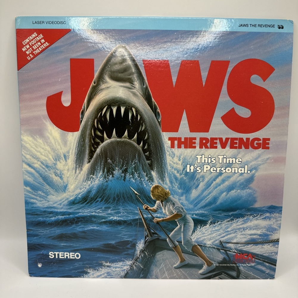Jaws The Revenge Laser Videodisc